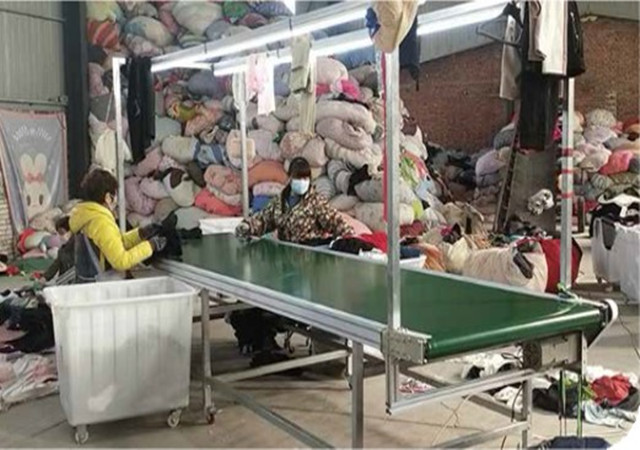 廢舊衣服回收分揀